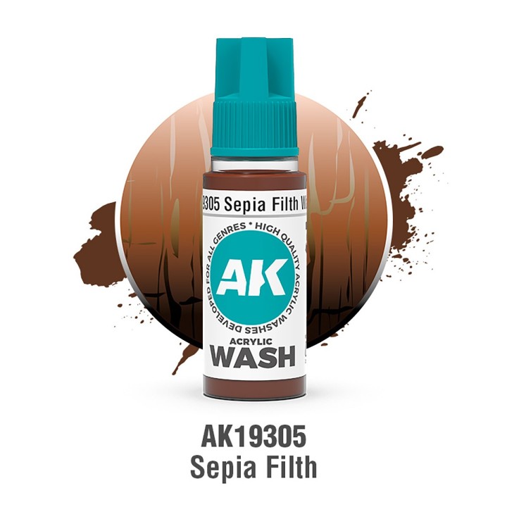 SEPIA FILTH – ACRYLIC WASH