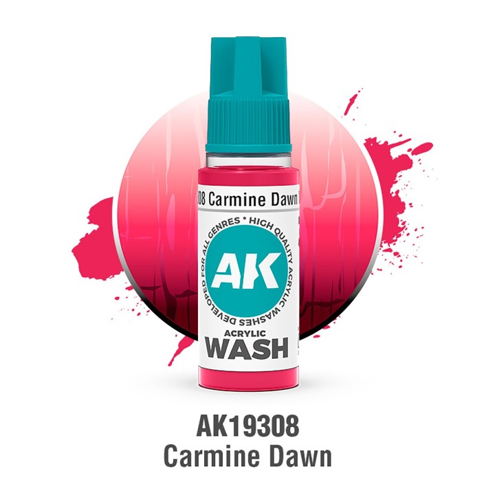 CARMINE DAWN – ACRYLIC WASH
