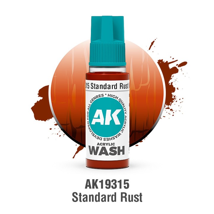 STANDARD RUST – ACRYLIC WASH