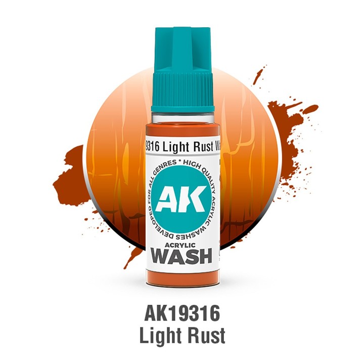 LIGHT RUST – ACRYLIC WASH