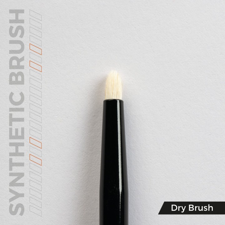 Pinceau dry brush - taille S - Pointe