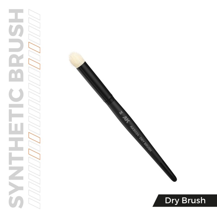 AK SYNTHETIC DRY BRUSH – M
