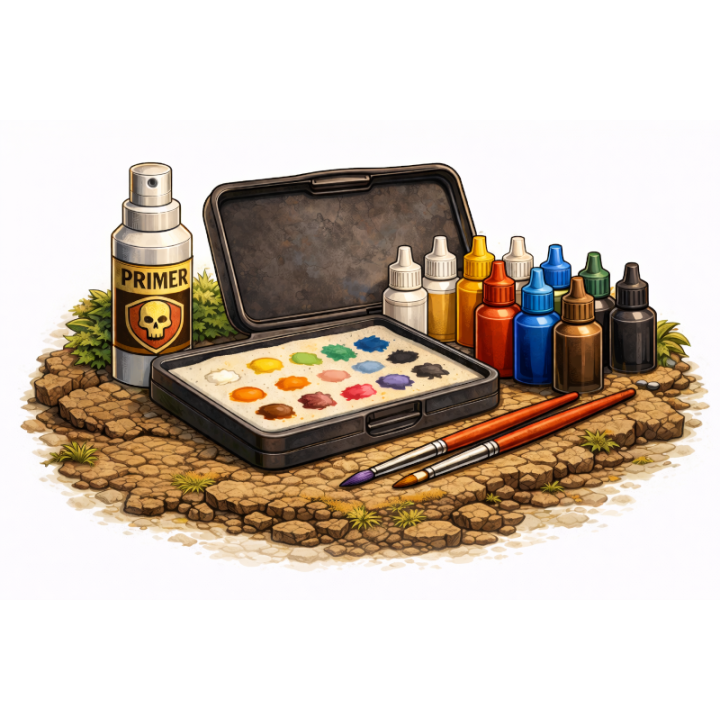 Kit débutant peinture de figurines