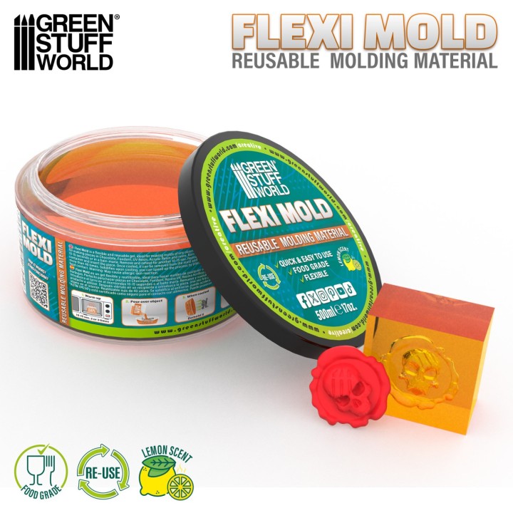 Flexi Mold Green Stuff World – Matériau réutilisable pour moules