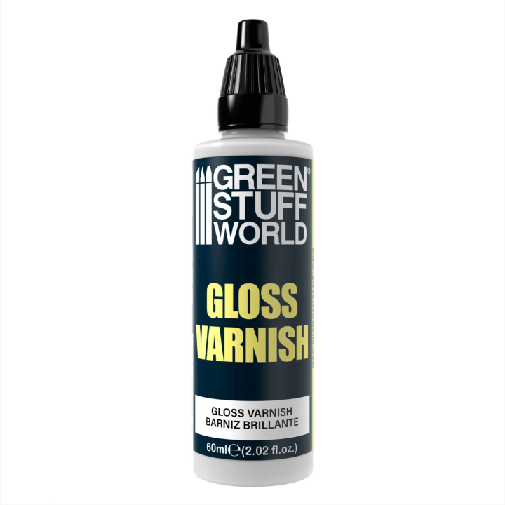 Vernis Brillant 60ml Green Stuff World | Finition brillante figurine | Défi Jeux
