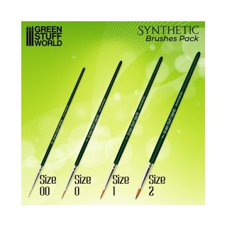 GREEN SERIES Set de Pinceaux Synthétiques