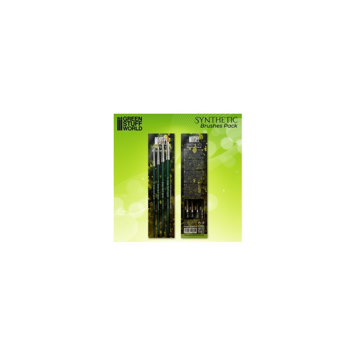 GREEN SERIES Set de Pinceaux Synthétiques