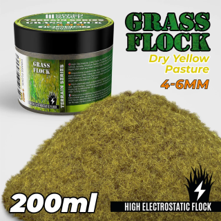 Herbe statique 4-6mm Dry Yellow Pasture 200ml | Défi Jeux