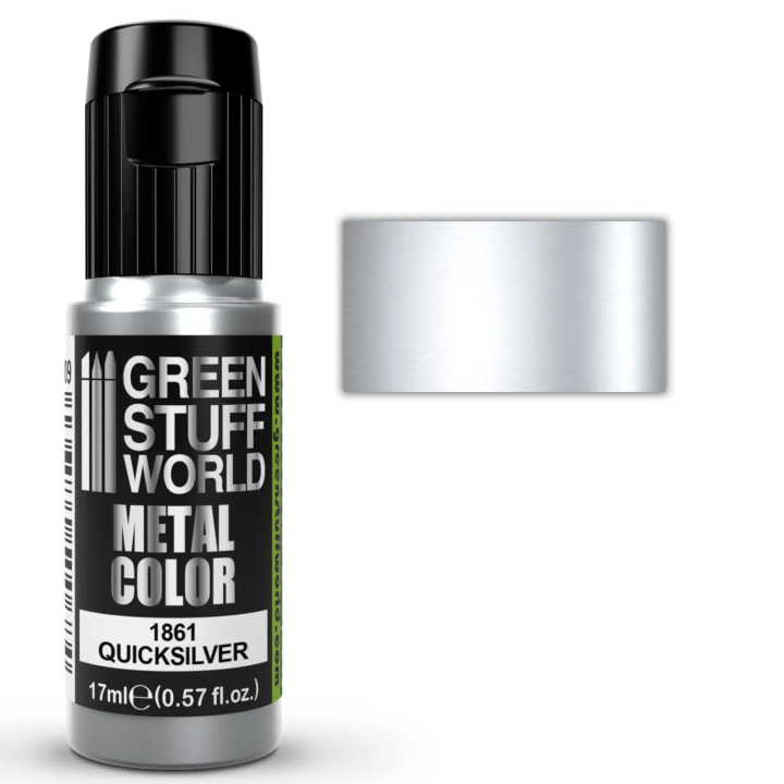 Peinture métallisée Quicksilver Green Stuff World | Défi Jeux