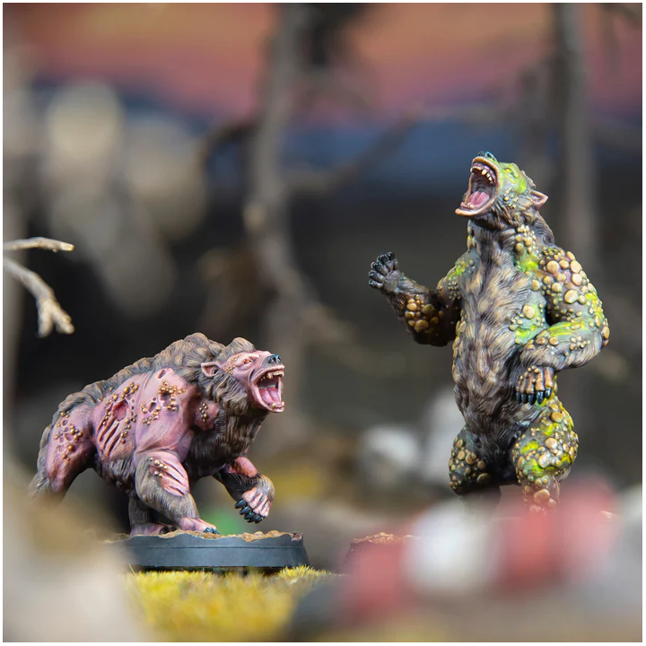 Fallout Yao Guai Ambush figurines Wasteland Warfare | Défi Jeux