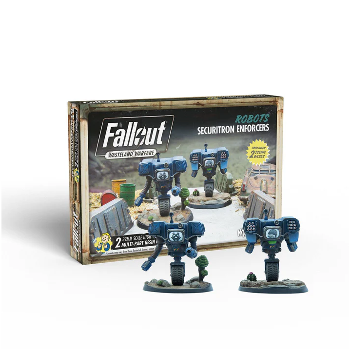 Securitron Enforcers Fallout Wasteland Warfare – Robots New Vegas