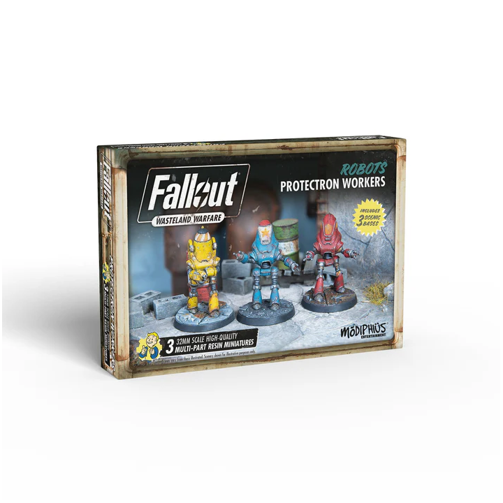Protectron Workers Fallout Wasteland Warfare – Robots 32mm