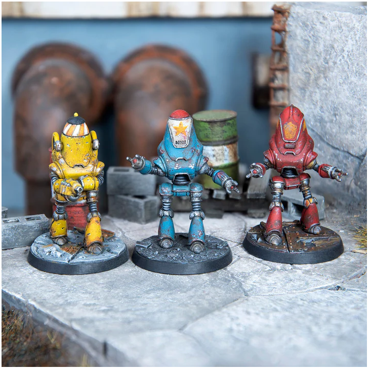 Protectron Workers Fallout Wasteland Warfare – Robots 32mm