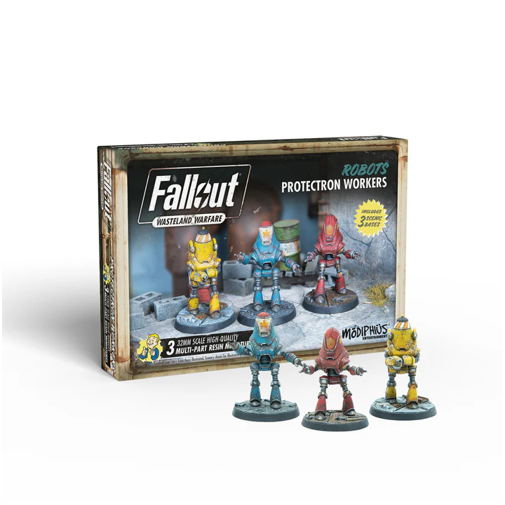 Protectron Workers Fallout Wasteland Warfare – Robots 32mm