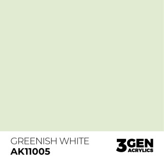 Blanc Verdoyant - Greenish White - Couleur