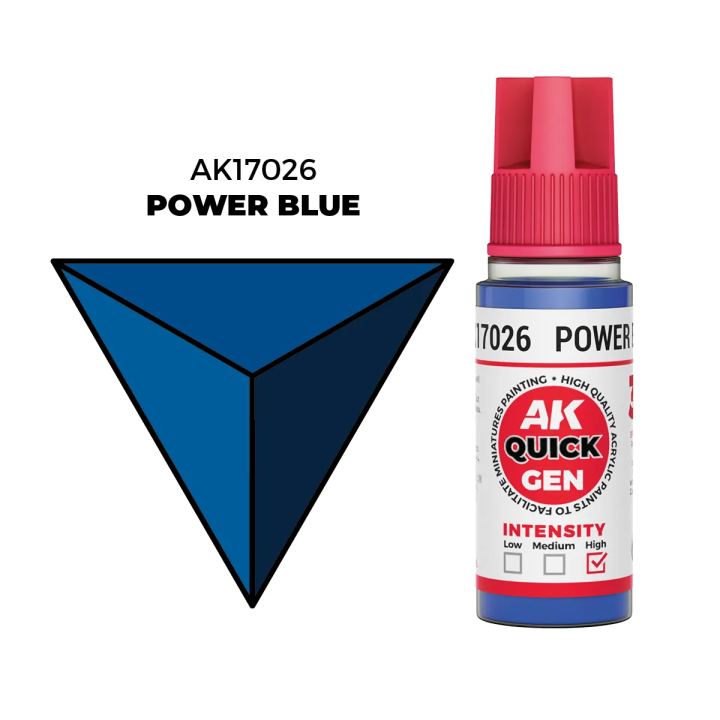 Power Blue Quick Gen AK Interactive 18ml | Défi Jeux