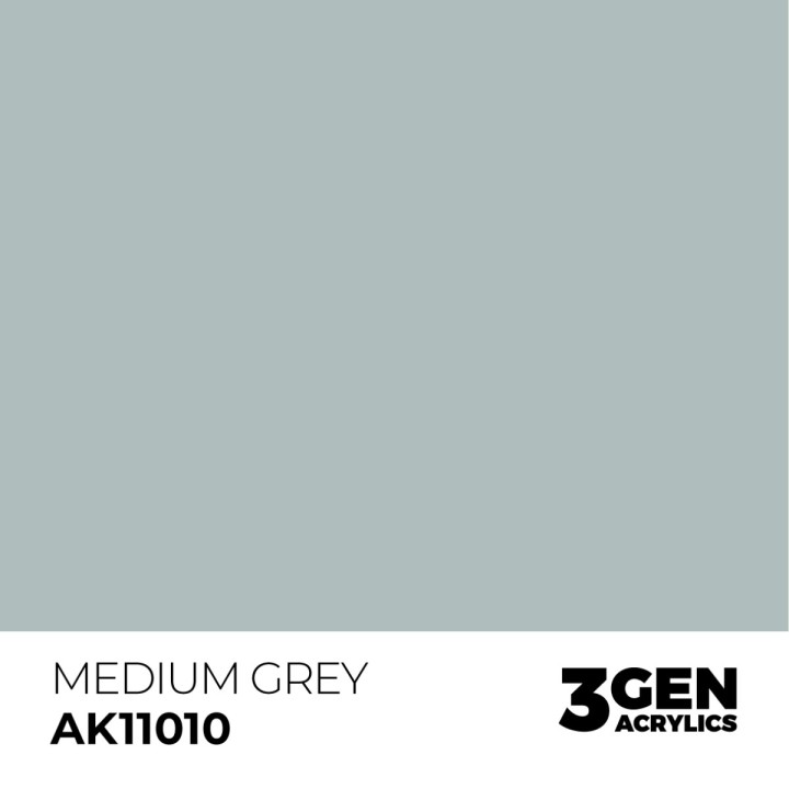 Gris moyen - Medium Grey - Couleur