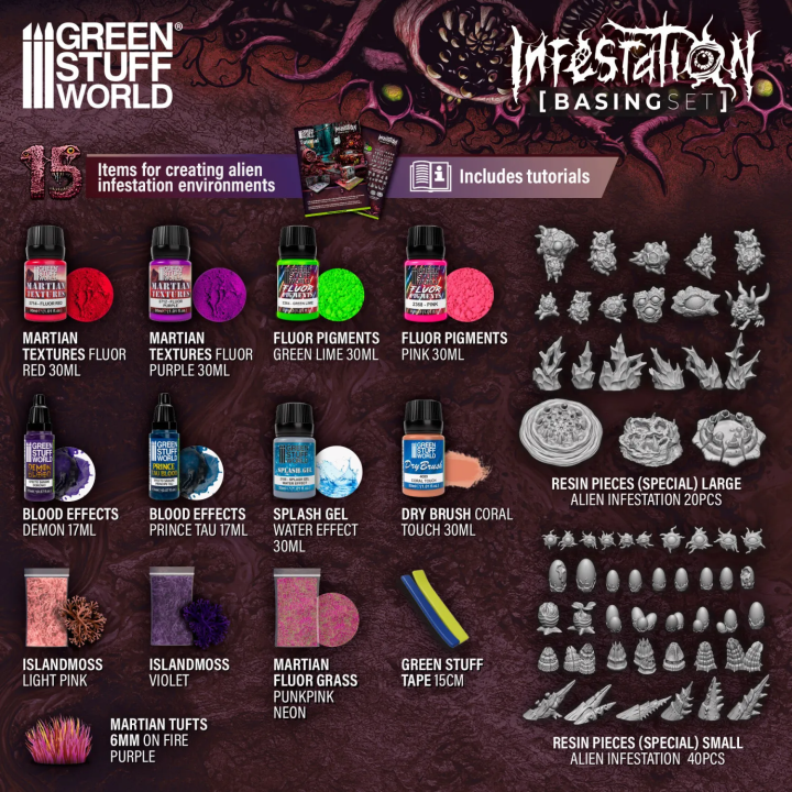 Kit de Soclage Infestation Green Stuff World | Décors Alien
