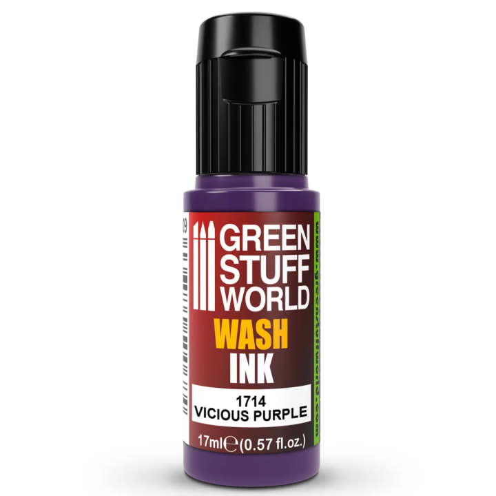 Encre Wash VICIOUS PURPLE 17 ml Green Stuff World | Lavis Violet