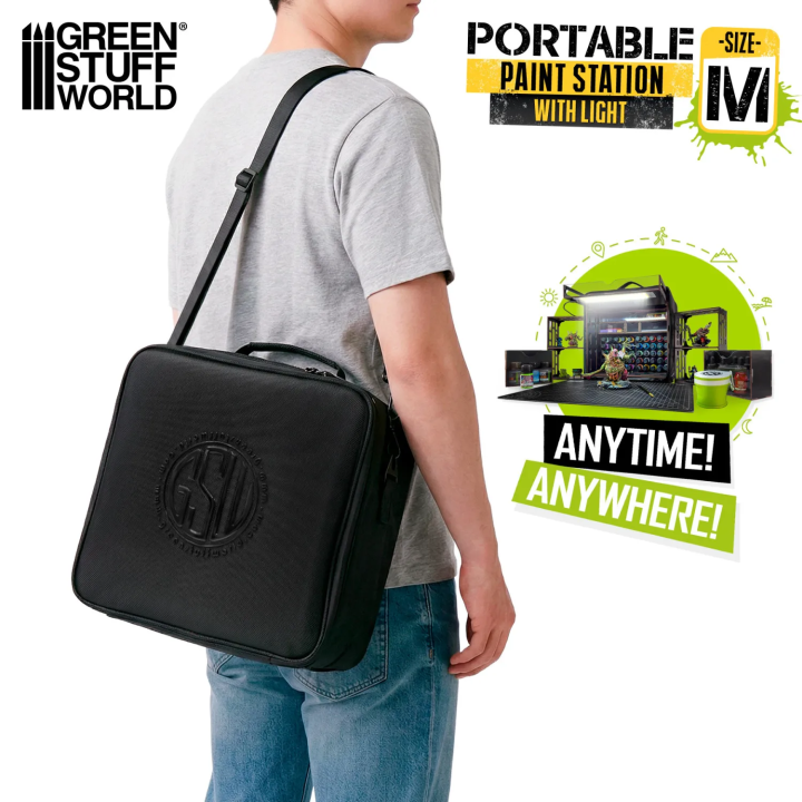 Station de Peinture Portable Green Stuff World | Rangement Hobby
