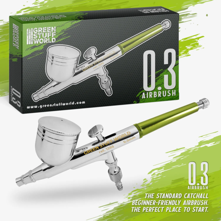 Aérographe Double Action 0,3 mm Green Stuff World | Modélisme