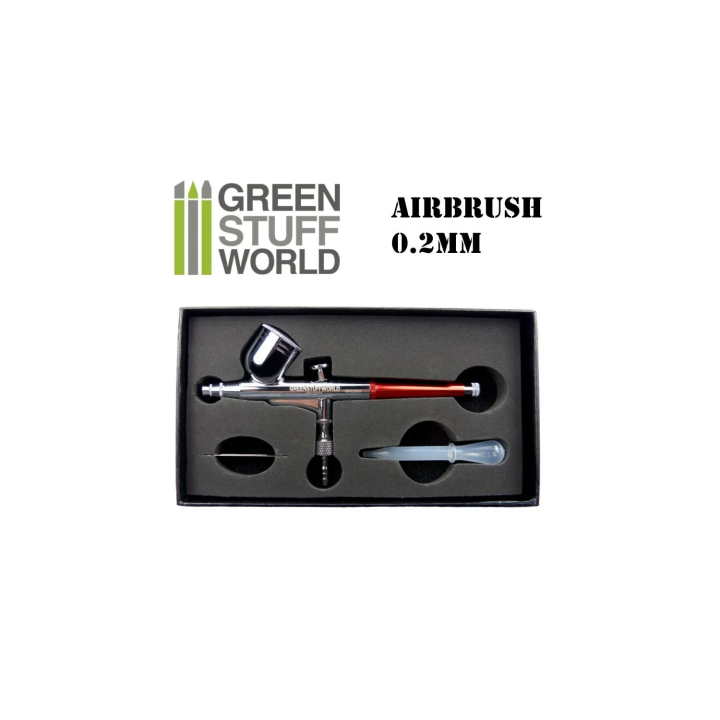 Aérographe Double Action 0,2 mm Green Stuff World | Précision
