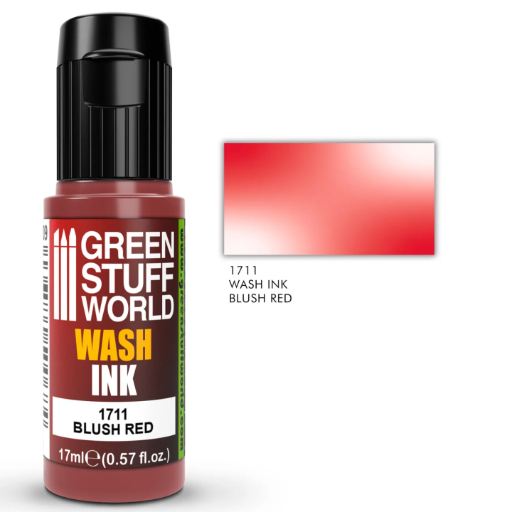 Encre Wash BLUSH RED 17 ml Green Stuff World | Lavis Rouge