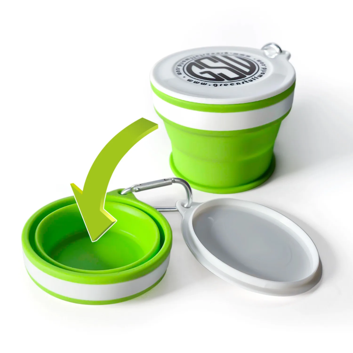 Verre Pliable en Silicone 170 ml Green Stuff World