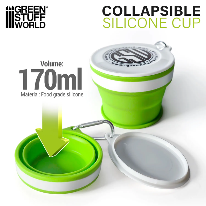 Verre Pliable en Silicone 170 ml Green Stuff World