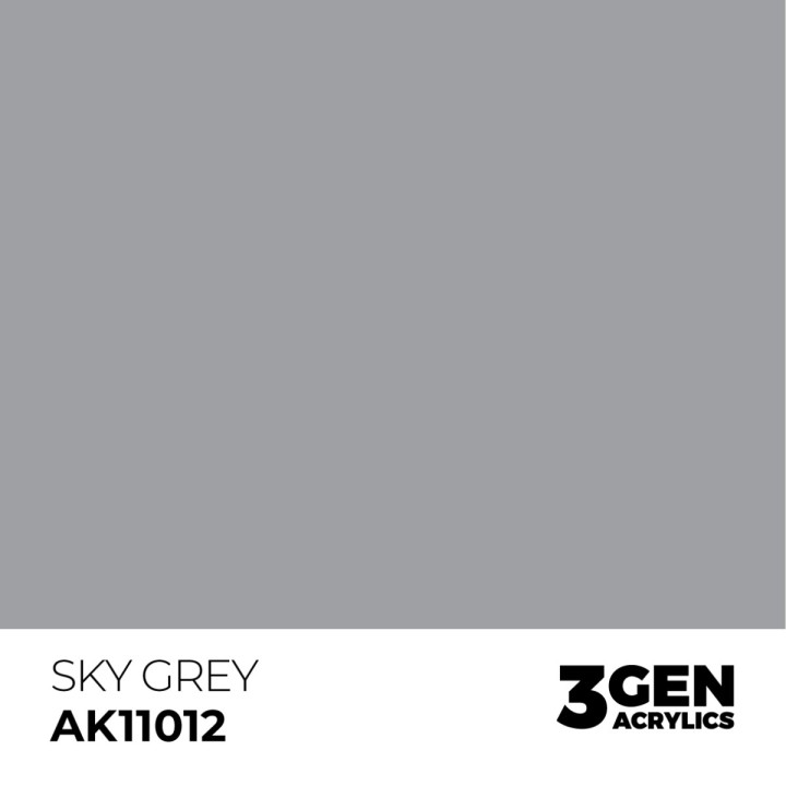 Gris Ciel - Sky Grey - Couleur