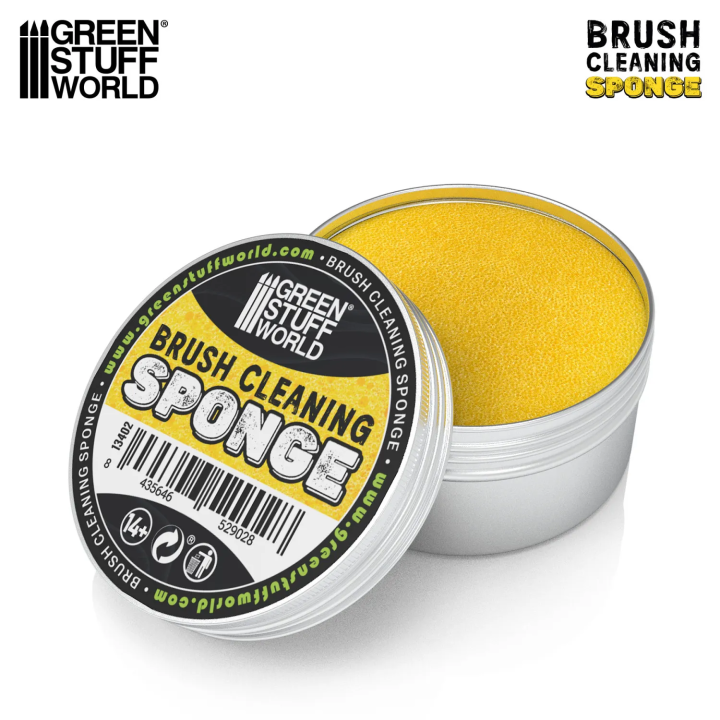 Éponge Nettoyante pour Pinceaux Green Stuff World