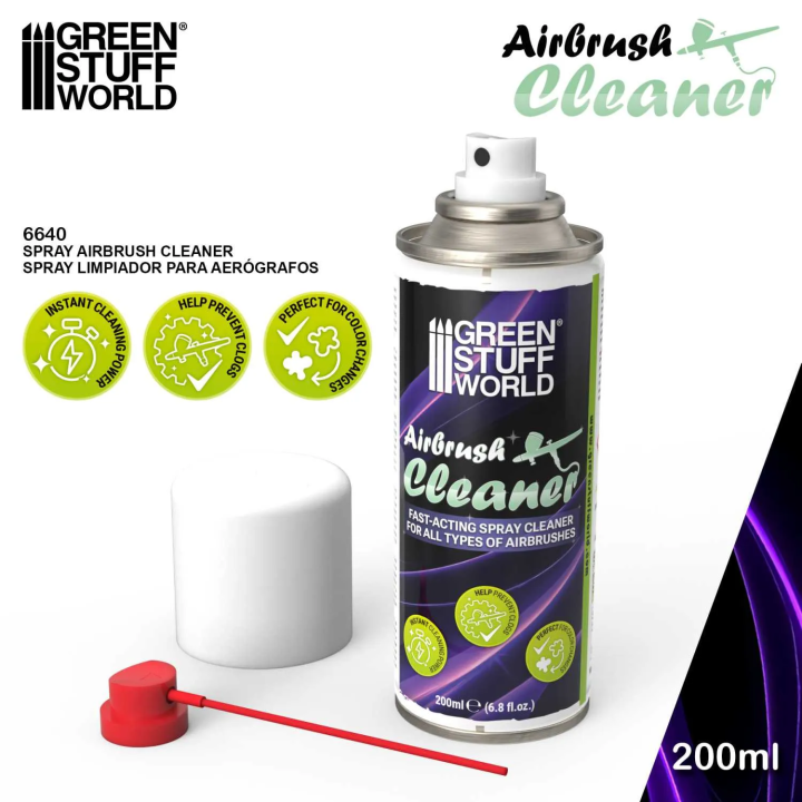 Nettoyant Aérographe en Spray 200 ml Green Stuff World