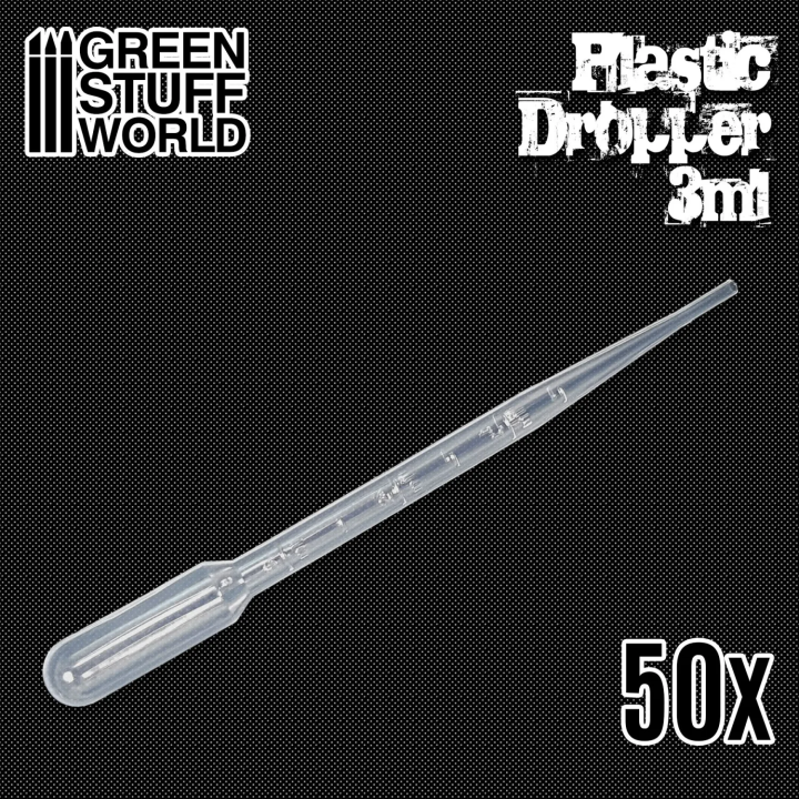 50 Pipettes Longues Graduées Green Stuff World | Dosage