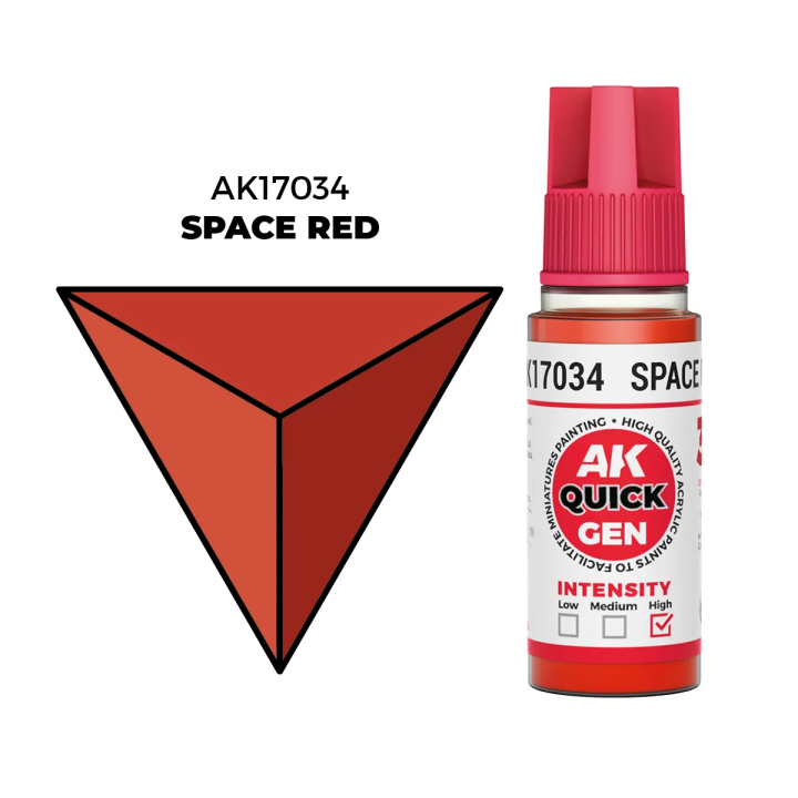 AK17034 Space Red Quick Gen Color 18ml | Défi Jeux