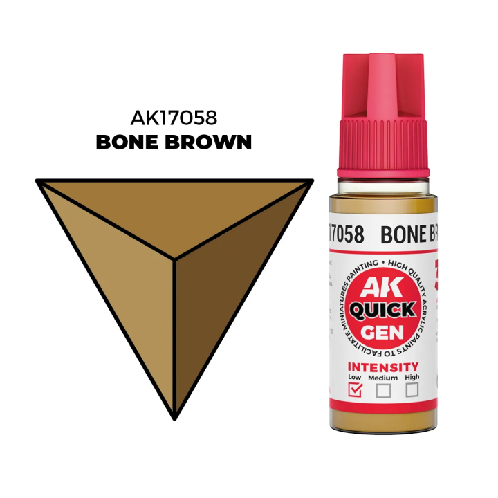 AK17058 Bone Brown Quick Gen Color 18ml | Défi Jeux