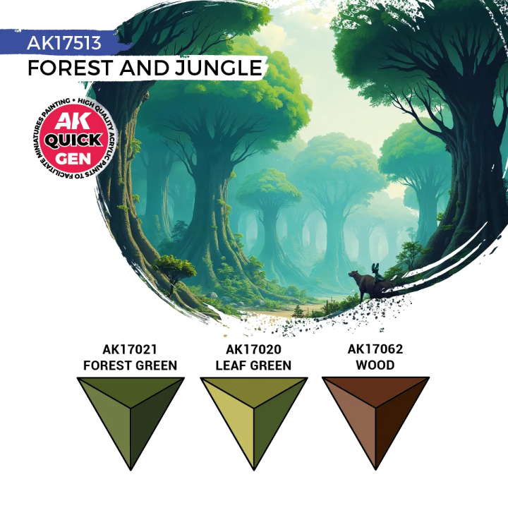 AK17513 Forest and Jungle Quick Gen Set | Défi Jeux