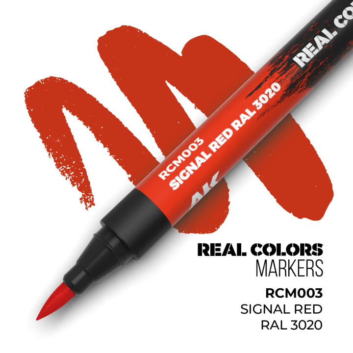 SIGNAL RED RAL 3020 – RC MARKER - Détail