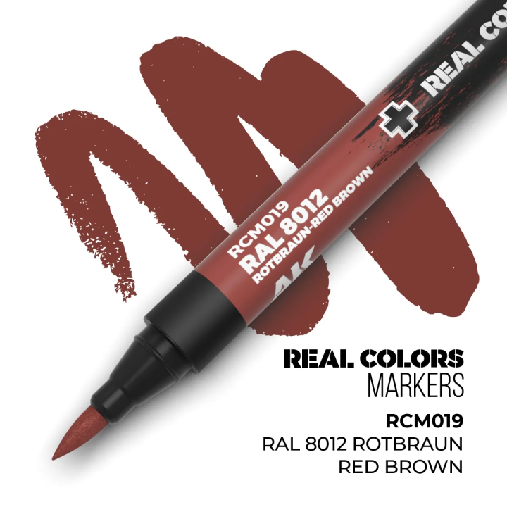 RAL 8012 ROTBRAUN-RED BROWN – RC MARKER - Détail