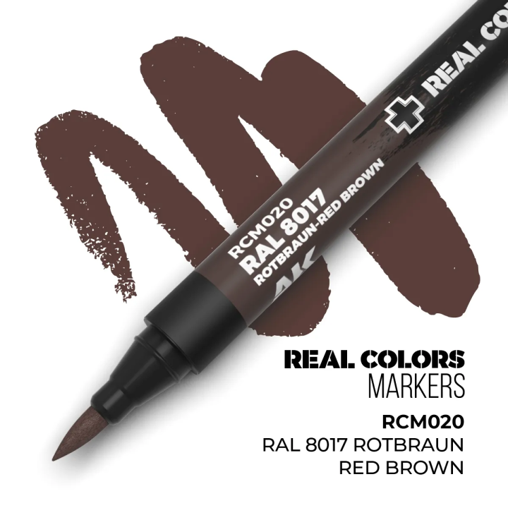 RCM020 RAL 8017 Rotbraun Red Brown RC Marker | Défi Jeux
