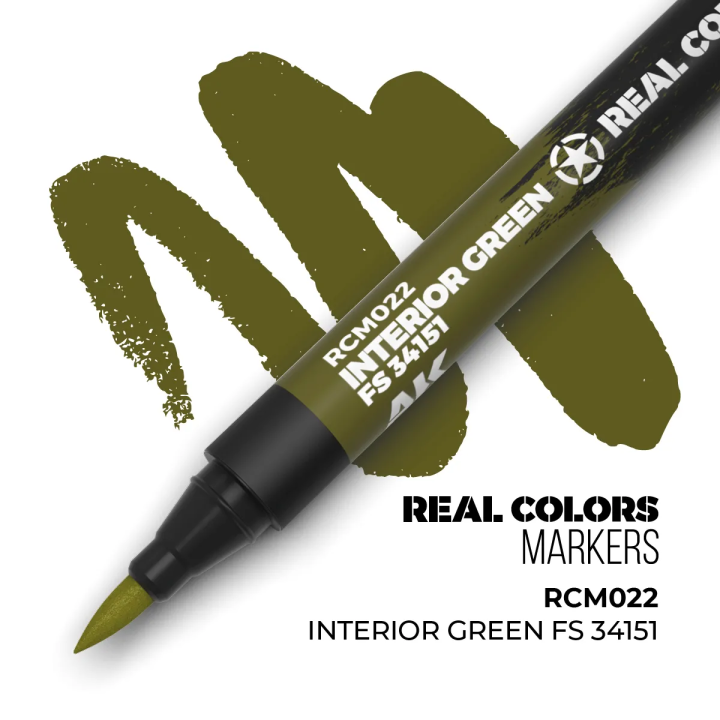 RCM022 Interior Green FS 34151 RC Marker | Défi Jeux