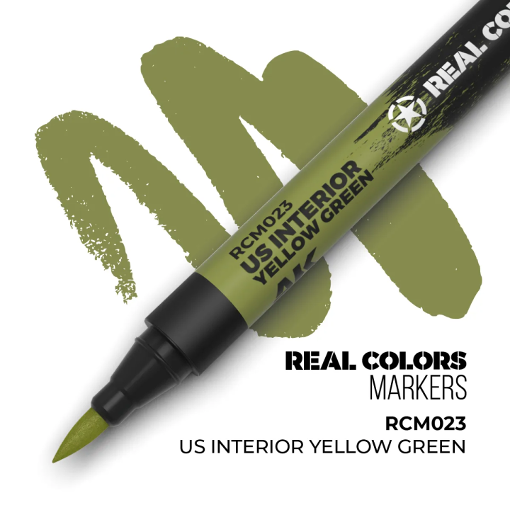 US INTERIOR YELLOW GREEN – RC MARKER - Détail