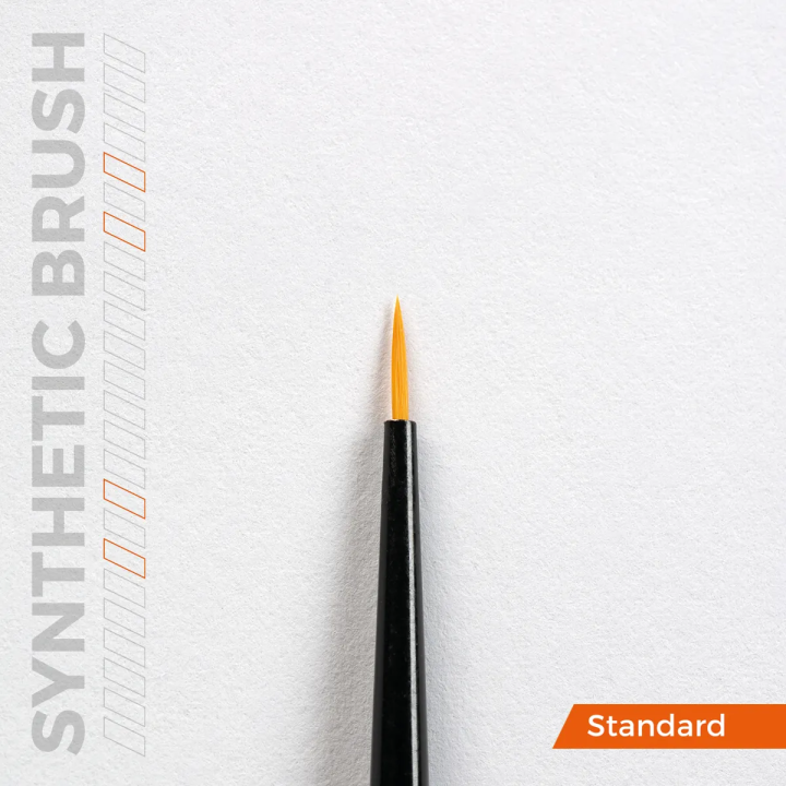 AK SYNTHETIC BRUSH – ROUND 3/0 - Pointe