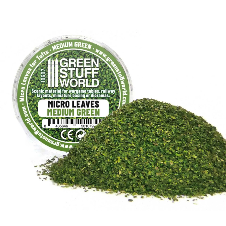 Micro Feuilles Mélange Vert Moyen | Défi Jeux