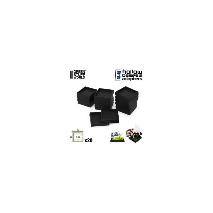 Adaptateur pour socle en plastique 20 à 25 mm