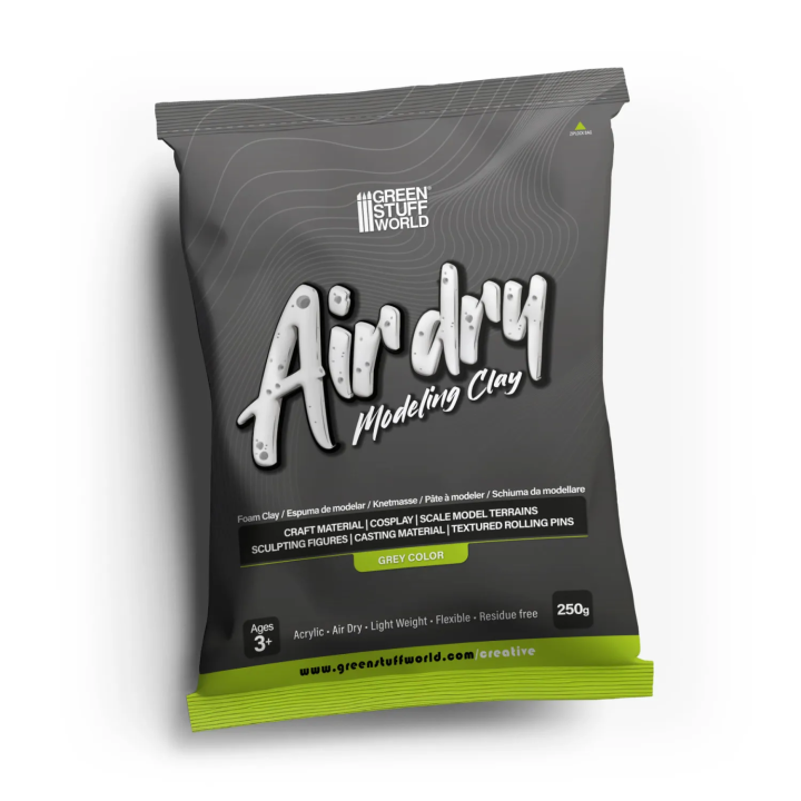 Air Dry Foam Clay 250 g Gris | Défi Jeux