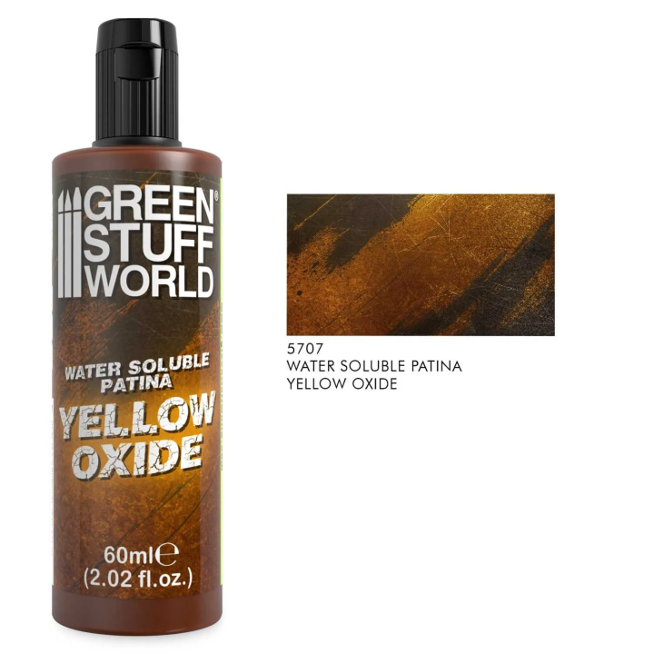 Patine soluble à l'eau Yellow Oxide 60 ml | Défi Jeux