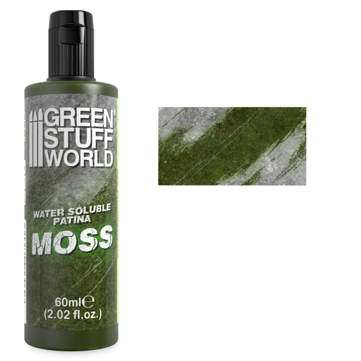 Patine soluble à l'eau Moss 60 ml | Défi Jeux
