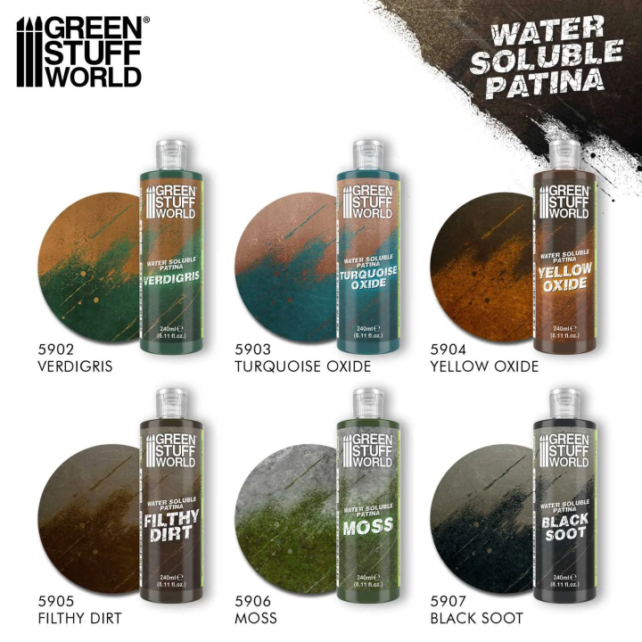 Patine soluble à l'eau Yellow Oxide 240 ml | Défi Jeux