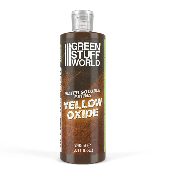 Patine soluble à l'eau Yellow Oxide 240 ml | Défi Jeux