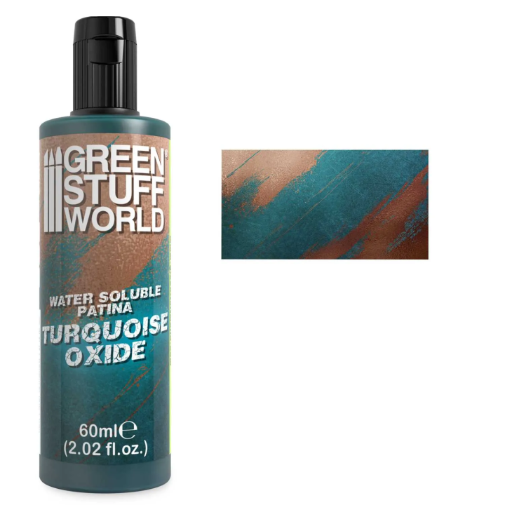 Patine soluble à l'eau Turquoise Oxide 60 ml | Défi Jeux